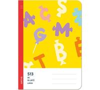 OPTYS Cahier d'écolier 513 sans bois, ligne 12 mm lettres