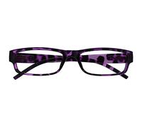 OPULIZE Ace Reading Glasses, Violet Écaille, +1,50 Grossissement Unisex