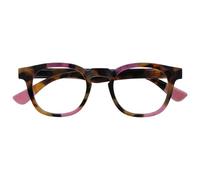 OPULIZE Ava Lunettes de Lecture Avec Monture Arrondi Flatteur Charnières à Ressort Anti-Rayures Écailles de Marron Touche de Rose Hommes Femmes R62-4 +1.50
