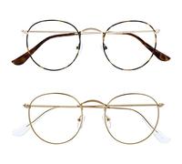 OPULIZE Bb94-29-100 Lunettes de Repos, Marron écaille de Tortue/doré, +1.00 Magnification Mixte