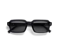 OPULIZE EDG Lunettes de soleil, Anti-éblouissement, Protection UV400, Cadre rectangulaire léger, Noir