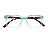 OPULIZE KOI Lunettes de Lecture - Large Monture Rectangulaire Élégante - Coloris Turquoise - Hommes Femmes - Charnières à Ressorts - R50-Q - +1.50