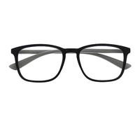 OPULIZE Max - Lunettes de Lecture - Monture Large et Rectangulaire, Forme Classique - Noir Mat avec Branches Grises - Hommes Femmes Unisexe - R78-1 - +1.50