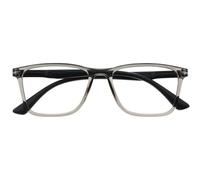 OPULIZE NYX Lunette anti lumiere bleue femme & homme - Lunette Ecran/Gaming - Anti-éblouissement, UV400, Légère - Rectangulaire - Gris