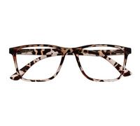 OPULIZE NYX Lunette anti lumiere bleue femme & homme - Lunette Loupe Ecran/Gaming - Anti-éblouissement, UV400, Légère - Rectangulaire - Marron écaille - + 1,50