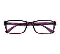 OPULIZE Pep Reading Glasses, Pourpre, +2,50 Grossissement Unisex