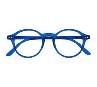 OPULIZE REY Lunettes de Lecture - Montures Rondes Rétro - Bleu Mat - Hommes Femmes - Charnières à Ressort - R56-3 - +1.50
