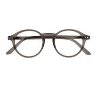 OPULIZE REY Lunettes de Lecture - Montures Rondes Rétro - Gris Mat - Hommes Femmes - Charnières à Ressort - R56-7 - +3.00