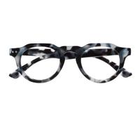 OPULIZE RIO Lunettes de Lecture Anti-Lumière Bleue - Monture Partie Supérieure Droite - Bleu Écaille de Tortue - Hommes et Femmes - B53-3 - +1.00