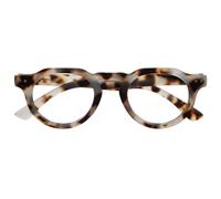 OPULIZE RIO Lunettes de Lecture Anti-Lumière Bleue - Monture Partie Supérieure Droite - Marron Écaille de Tortue - Hommes et Femmes - B53-2 - +2.00