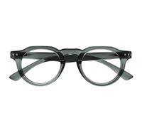 OPULIZE RIO Lunettes de Lecture Anti-Lumière Bleue - Monture Partie Supérieure Droite - Vert - Hommes et Femmes - Charnières à Ressort - B53-6 - +2.00