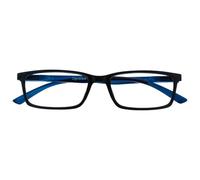 OPULIZE See - Lunettes de Lecture Anti-Lumière Bleue Monture Étroite Charnières à Ressort Améliore le Sommeil Jeux Ordinateur Noir Hommes Femmes B9-1+1.00