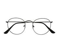 Opulize Sol B94 Lunettes de lecture en métal anti-lumière bleue rétro réduisent l'éblouissement et les maux de tête améliorent le sommeil pour jeux sur ordinateur pour homme et femme