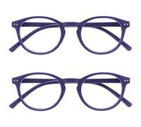 Opulize Zen Pack 2 Lunettes De Lecture Lisse Mat Violet Petit Hommes Femmes RR24-5 +3,00