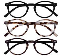 Opulize Zen Pack 3 Lunettes De Lecture Noir Lumière Sombre Brun Petit Hommes Femmes RRR24-11T2 +1,50