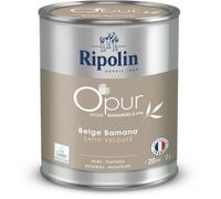 O'pur murs boiseries radiateurs beige bamana satin velouté - RIPOLIN - 2 L
