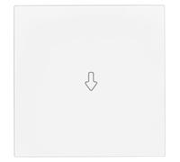 Opus® 55 Bascule pour module émetteur mural Version avec flèche en bas, couleur blanc polaire