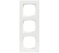 OPUS® 55 cubes de finition 3 prises - Couleur : blanc polaire satiné