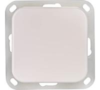 Opus 561.524.27 Couvercle universel avec anneau de support KST Blanc alpin Fusion Cadre 3 pans PW Plastique Blanc polaire
