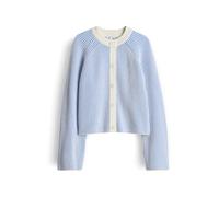 OPUS Cardigan 'Delsie' bleu roi / blanc, Taille L