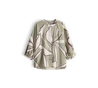 OPUS Chemisier 'Faloom' crème / brun foncé / olive, Taille M