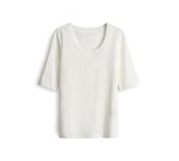 OPUS Femme Daily F T-Shirt Not Applicable, Écru (Milk 1004), 42 (Taille Fabricant: 40)