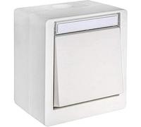 OPUS® Interrupteur et bouton poussoir Resist - Couleur : blanc pur.