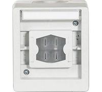 OPUS® Interrupteur multifonction Resist - Sans éclairage - Couleur : gris clair/bleu acier