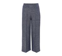 OPUS Pantalon à plis 'Misha' bleu chiné, Taille 40