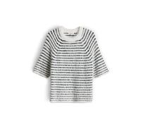 OPUS Pull-over 'Pairy' bleu marine / blanc cassé, Taille M