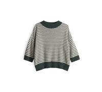 OPUS Pull-over 'Peipina' écru / vert clair / vert foncé, Taille S