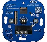 OPUS® Variateur rotatif pour ampoules LED et à économie d'énergie - Version coupure de phase - Watt 15-450 VA/LED 5-150 W