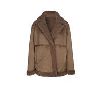 OPUS Veste réversible aspect fourrure HENOLA marron | 38