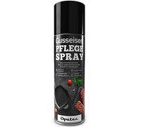 Oputec 1 x 500ml Spray d'entretien pour la Fonte - Anti-adhésif - Accessoires de Barbecue idéaux pour la Protection des grilles, poêles, casseroles, Dutch Oven, grilles de Barbecue, rôtissoires