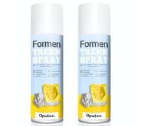Oputec 2 x 500 ml de spray de démoulage pour des applications créatives : agent de démoulage avec effet anti-adhésif pour moules en plastique, moules en silicone, béton créatif - Fabriqué en Allemagne
