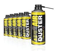 Oputec 6x 400ml Air Duster spray d’air comprimé nettoyant clavier PC, ordinateur portable, caméra, imprimante avec tube