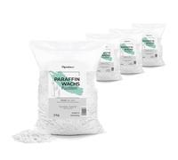 Oputec 8 kg de pastilles de cire de paraffine pour bougies : cire de bougie blanche - fabrication de bougies soi-même - cire de bougie à couler - fabrication et remplissage de vos propres bougies