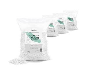 Oputec 8 kg de pastilles de cire de paraffine pour bougies : cire de bougie blanche - fabrication de bougies soi-même - cire de bougie à couler - fabrication et remplissage de vos propres bougies