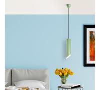 Opviq Chandelier élégant à la menthe, hauteur réglable 37-114 cm, corps en métal, capuchon Ø 8 cm, base Ø 10 cm, câble de 90 cm, douille E27, parfait pour les espaces modernes