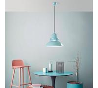 Opviq Élégant lustre turquoise, hauteur réglable 34-123 cm, corps en métal, diamètre 34 cm, douille E27, parfait pour les espaces de vie modernes | Solution d'éclairage élégante