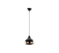Opviq Lustre cage métal avec abat-jour E27 – style rétro moderne pour salle à manger
