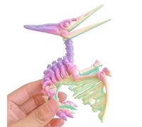 Opvonxeh 3D Printed Dinosaur, Joint Movable Dinosaur Toy, Articulated Animal Figurines for Kids, Home, Living Room, Bedroom, Bookshelf, Desktop Display Collection, 3.94x3.66 inches