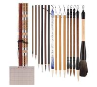 Opvonxeh Chinese Brush Set, Professional Traditional Painting Brushes, Fine Drawing Art Tools, Smooth Writing Watercolor Brushes, Elegant Ink Flow Control, Essential Brush Kit for Artists