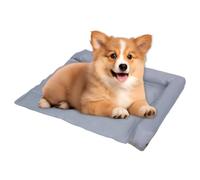 Opvonxeh Dog Cooling Mat, Puppy Cozy Bed, Breathable Cat Cushion, Gel Cold Pad for Providing Comfort in Hot Weather, Pets Resting in Garden Backyard and Outdoor Spaces, Small, Medium