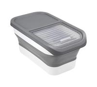Opvonxeh Dog Food Container, Foldable Treat Storage, 16.9x7.87 inches, Sliding Lid Box, Compact Stackable Unit Size, Kitchen Camping Pantry Apartment Home Dog and Cat Food Feeding Storage Use