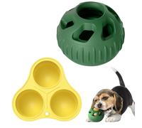 Opvonxeh Dog Puzzle Ball Feeder | Interactive Dog Ball Toys | Treat Dispensing Dog Ball, Dog Puzzle Toys, Safe Dog Treat Dispenser, Dog Training Toys, Pet Puzzle Feeders, Engaging Dog Toys