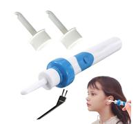 Opvonxeh Earwax Removal Kit, Portable Electric Vacuum Ear Wax Cleaner, Soft & Safe Tool with 2 Replacement Heads, 0.98x4.92 inches Personal Care for Kids, Family, and Travel