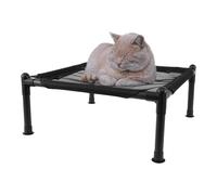 Opvonxeh Elevated Outdoor Dog Bed, Raised Pet Cot with Washable Mesh, Breathable Design, Portable for Small Dogs, Cats, Suitable for Indoor, Outside Use 19.29x19.29x7.48 inches