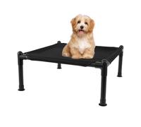 Opvonxeh Elevated Outdoor Dog Bed, Raised Pet Cot with Washable Mesh, Breathable Design, Portable for Small Dogs, Cats, Suitable for Indoor, Outside Use 19.29x19.29x7.48 inches