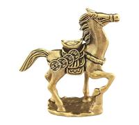 Opvonxeh Horse Statue, Brass Golden Coin Design Ornament, Traditional Chinese Horse Figurine, Symbol of Strength and Prosperity, Perfect Souvenir for 2026 Lunar New Year Christmas Birthday Holiday